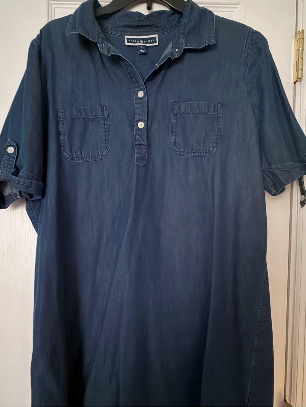 Karen Scott Denim Dress